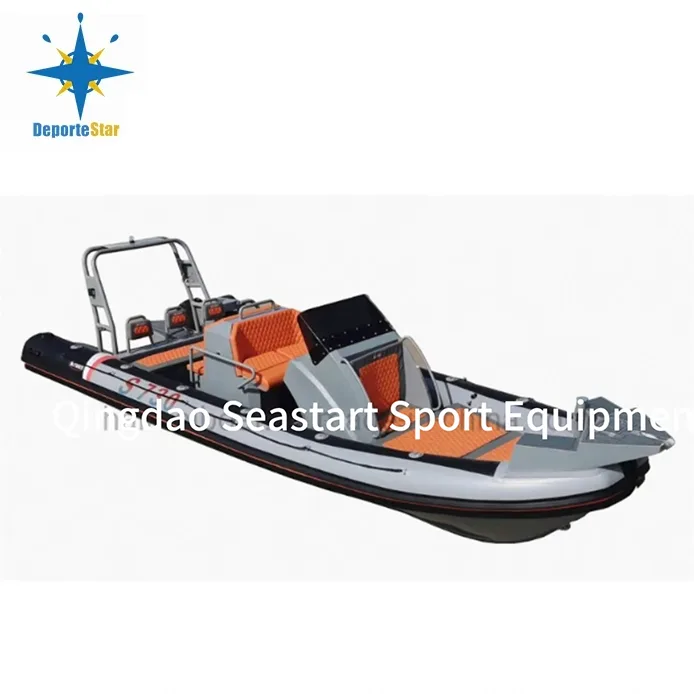 Aluminium rib boot hypalon romp